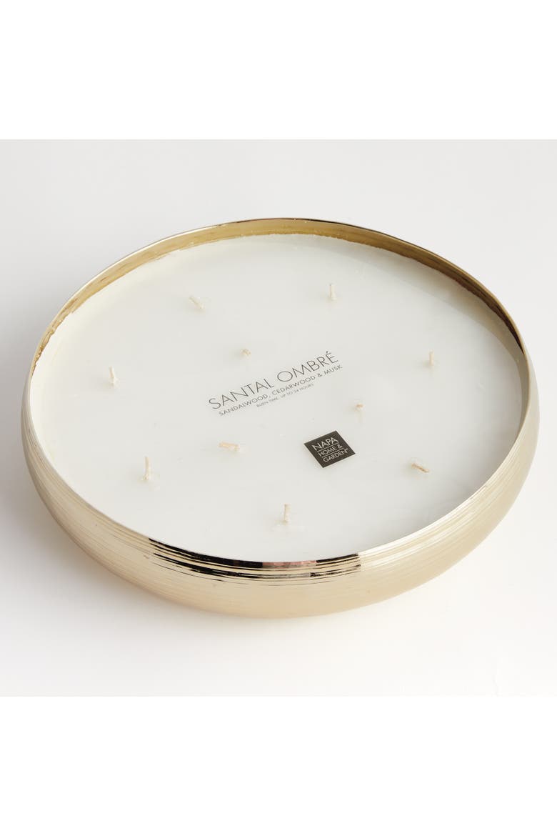 Santal Ombre 10-Wick Candle Holder, Alternate, color, Gold