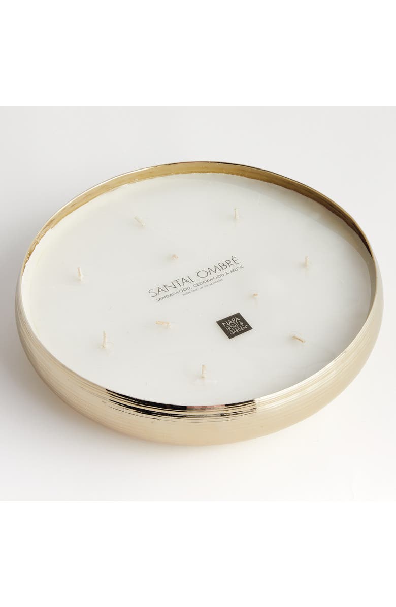 Napa Home & Garden Santal Ombre 10-Wick Candle Holder, Alternate, color, Gold