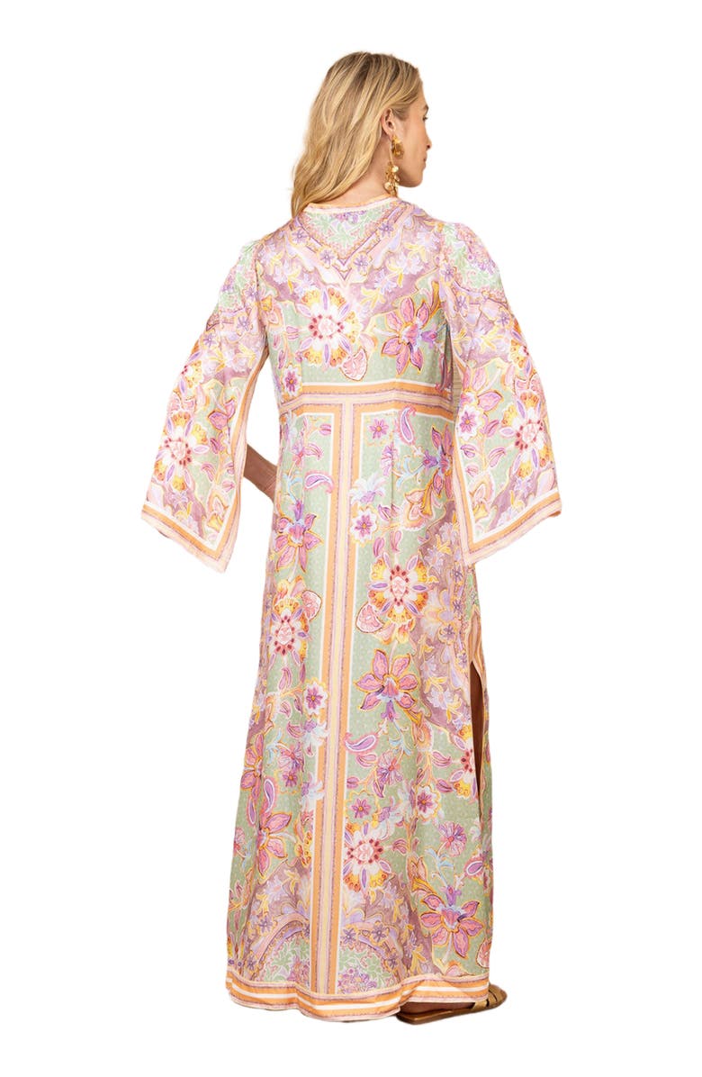 Hale Bob Aileen Silk Caftan Dress, Alternate, color, 