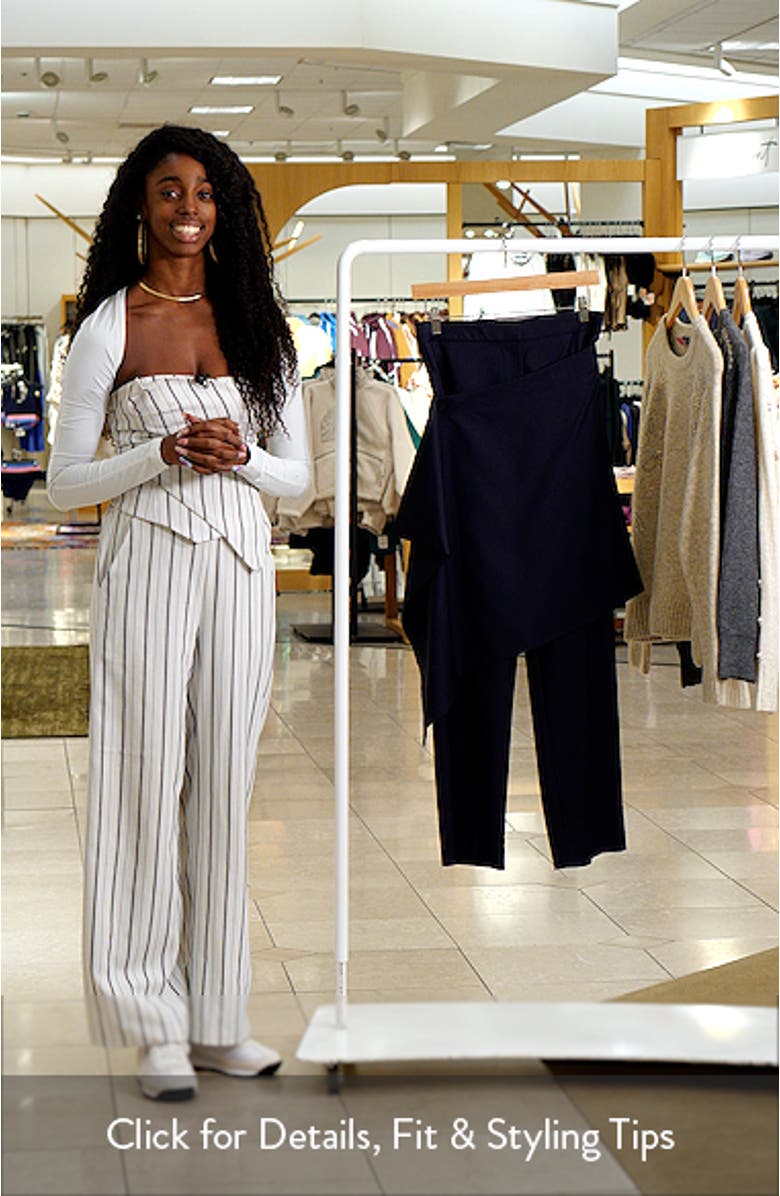 Ink Wool Skirt Pants, sales video thumbnail