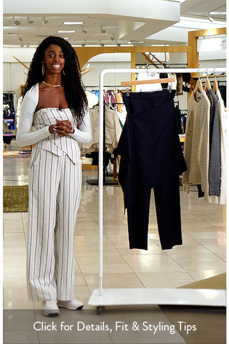 Ink Wool Skirt Pants video
