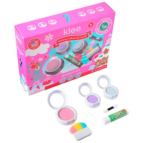 Klee Naturals Snazzy Santa - Kids' Holiday Mineral Makeup Set in Multi 