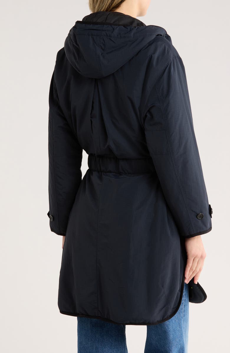 rag & bone Regan Ripstop Hooded Coat, Alternate, color, Salute