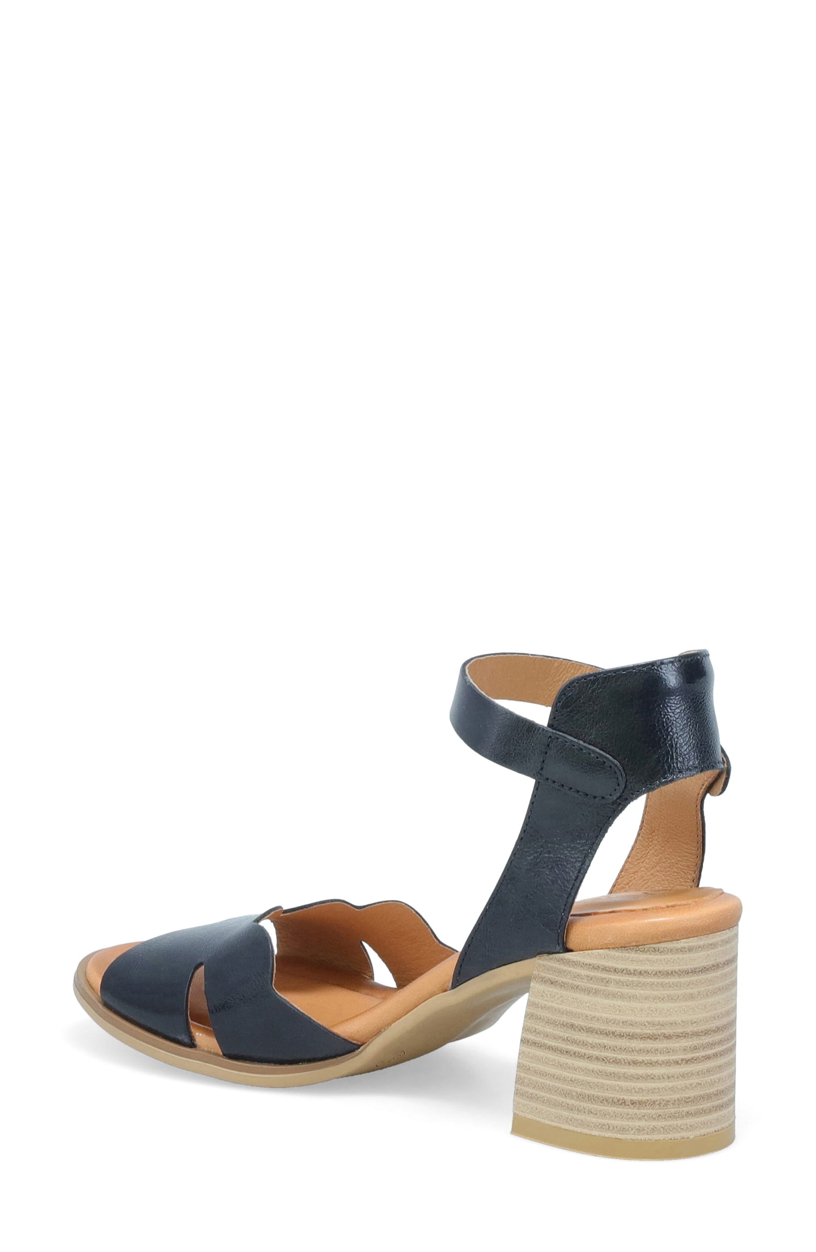 Miz Mooz Reena Block Heel Sandal, Alternate, color, Black