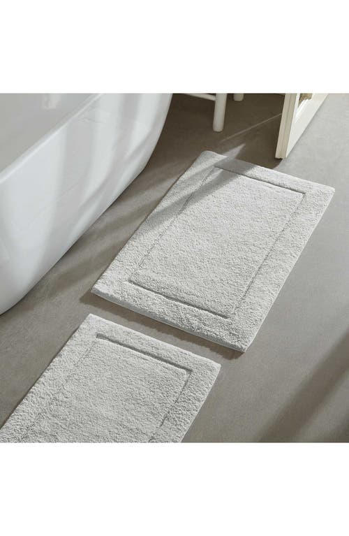 Calvin Klein Essence 2-piece Tufted Bath Mat Set In Silver Grey
