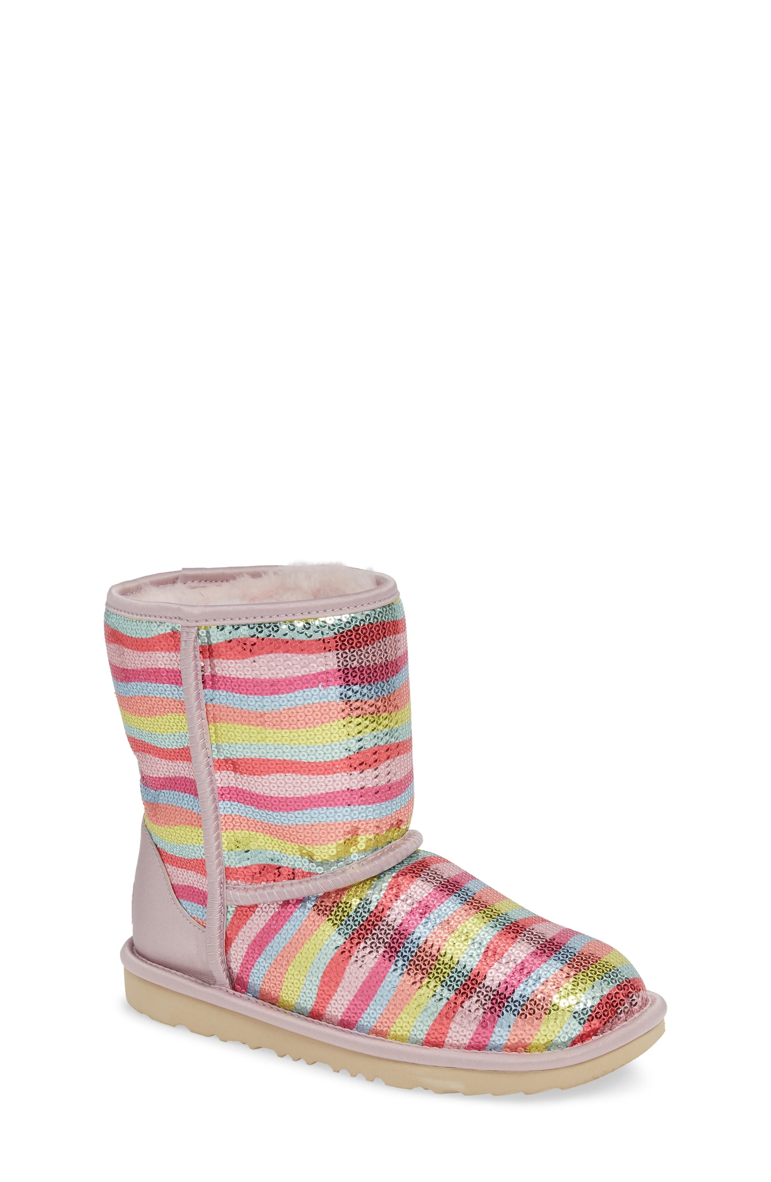 UGG<sup>®</sup> Classic Short II Genuine Sheepskin Lined Mural Boot, Main, color, 