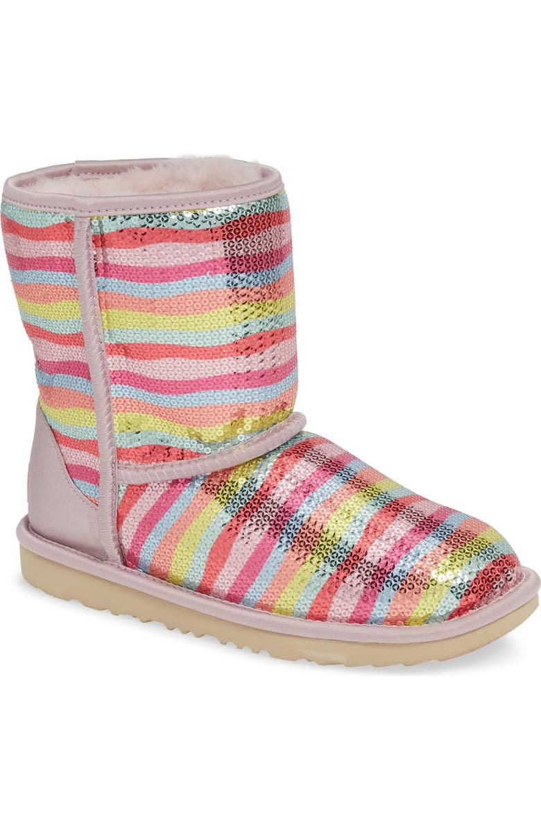 UGG<sup>®</sup> Classic Short II Genuine Sheepskin Lined Mural Boot, Main, color,