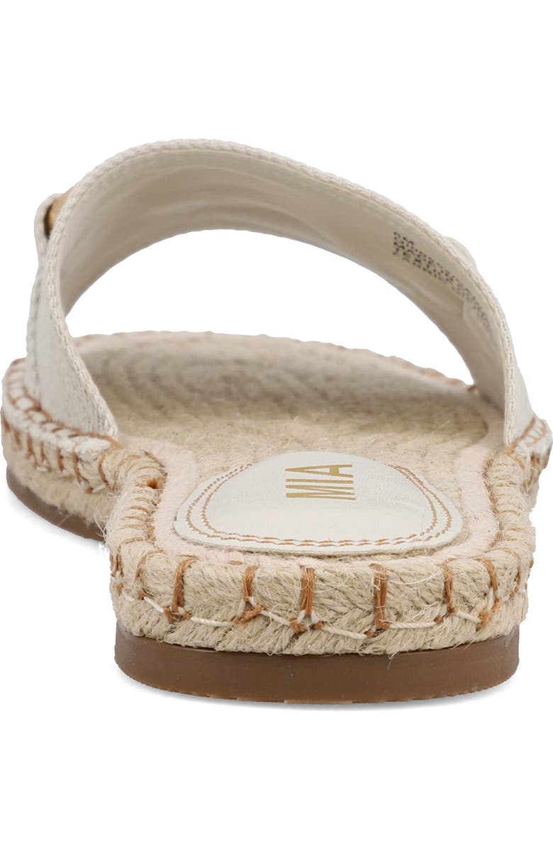 MIA Cadiz Espadrille Slide Sandal, Alternate, color, Bone