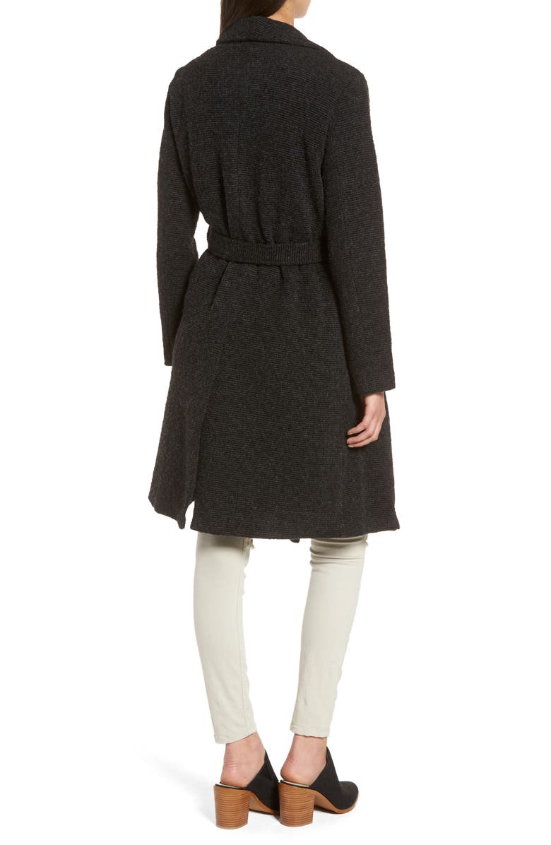 BB Dakota by Steve Madden BB Dakota Issac Ribbed Blanket Coat, Alternate, color, 