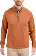 Cutter & Buck Adapt Heather Quarter Zip Pullover