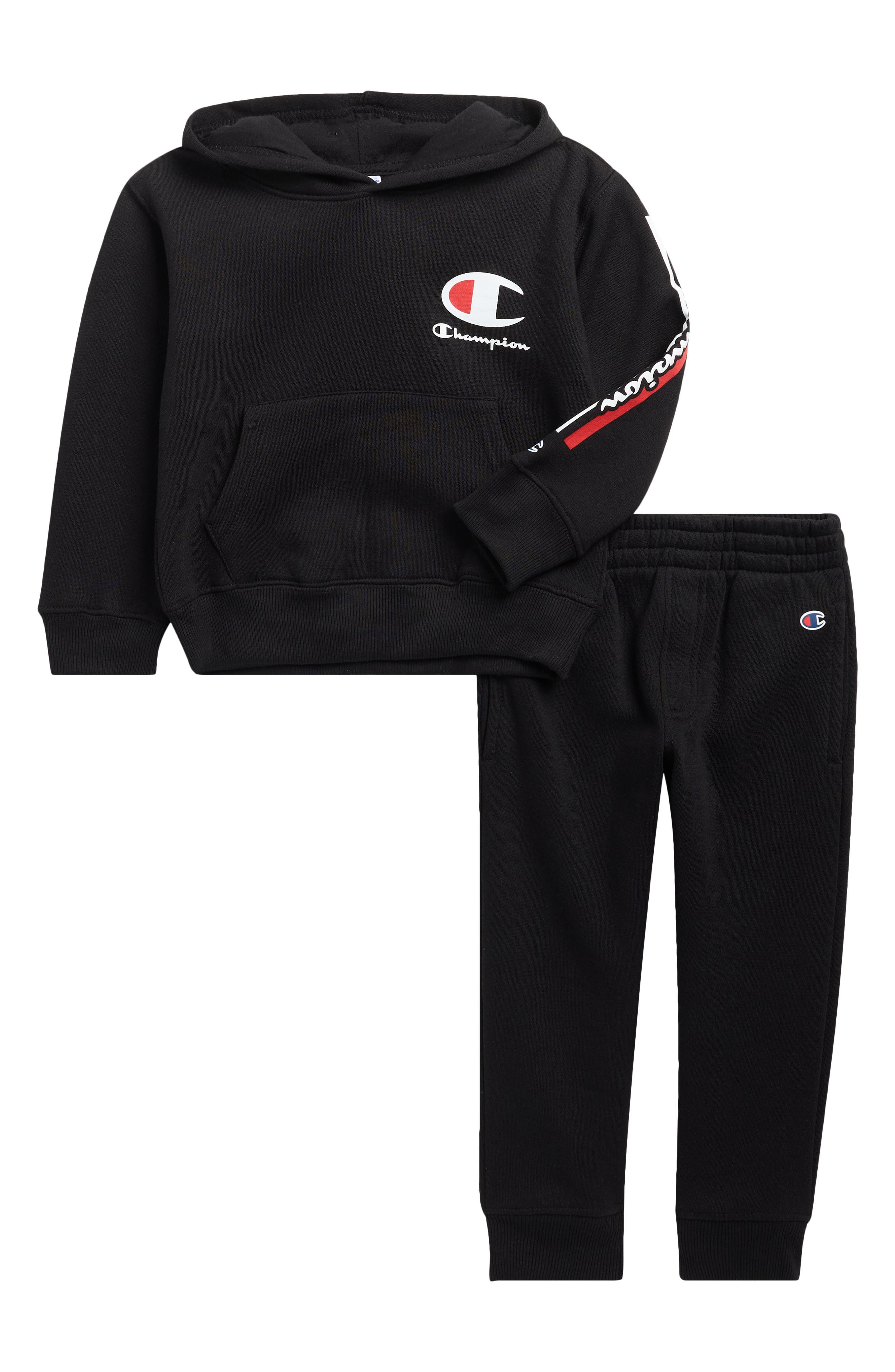 Champion Logo Fleece Hoodie & Joggers Set