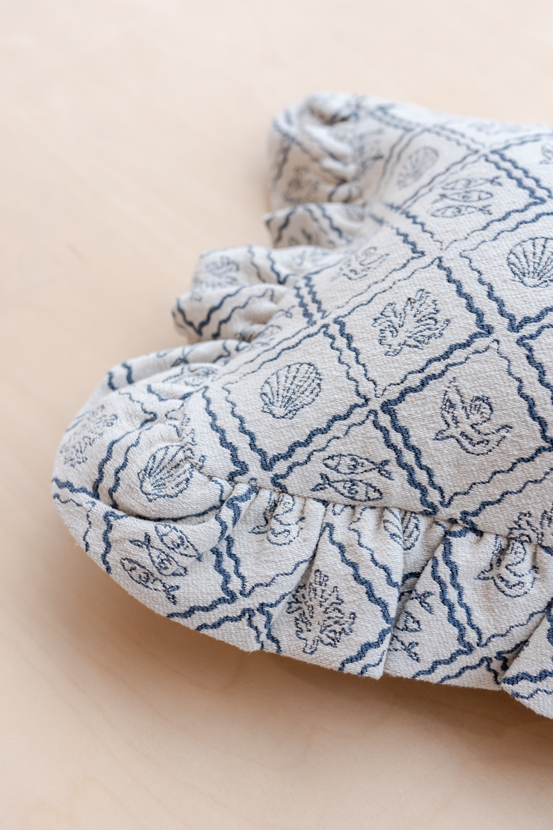 Cotton Trinket Pillowcase, Alternate, color, Blue Trinket