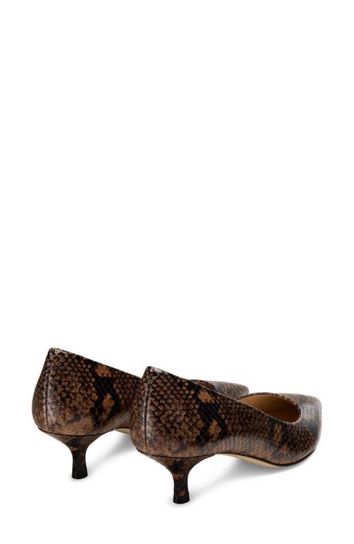 Stuart Weitzman Stuart Power 50 Pump In Brown