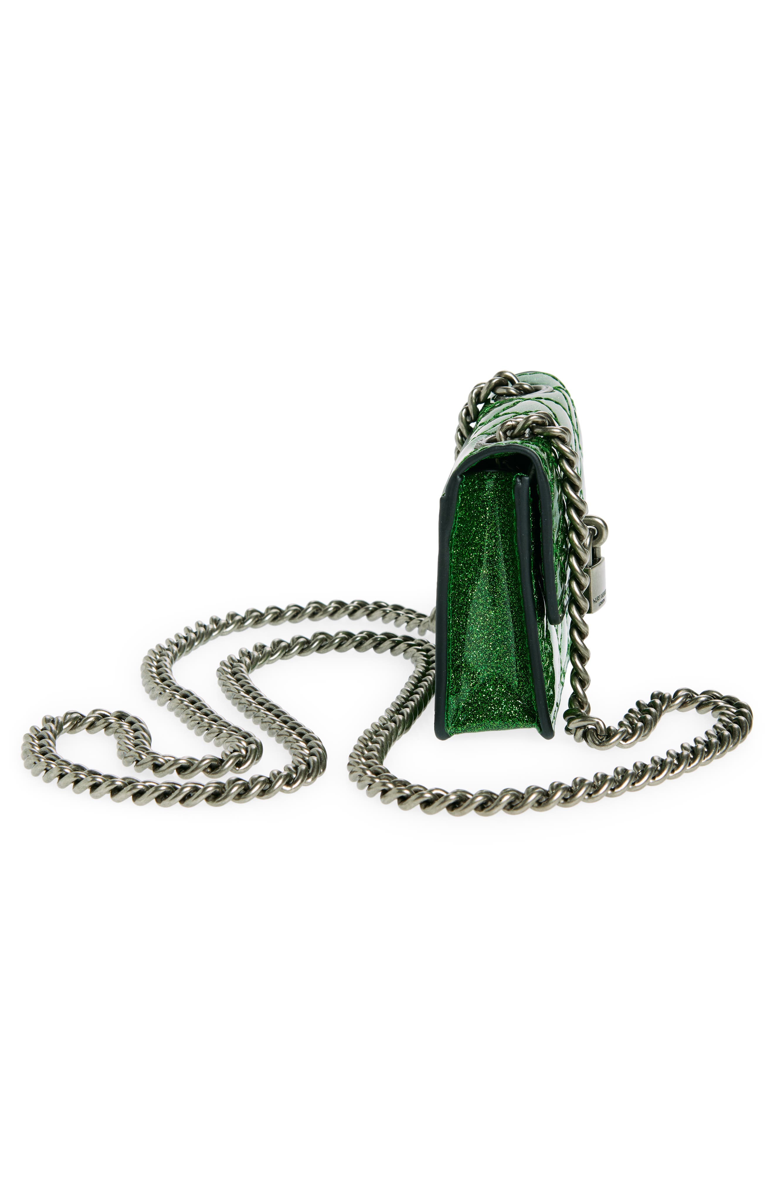 Kurt Geiger London Micro Brixton Shoulder Bag, Alternate, color, Green