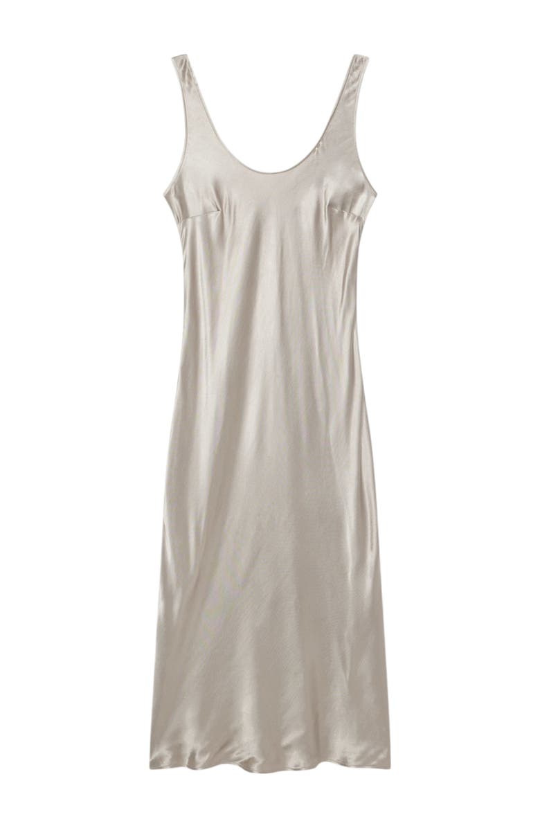 MINT VELVET Neutral Satin Slip Dress, Alternate, color,