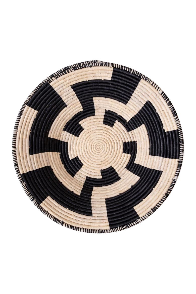 Extra Large Labyrinth Basket, Main, color, Black, Beige