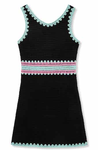 Truce Kids' Colorblock Crochet Dress