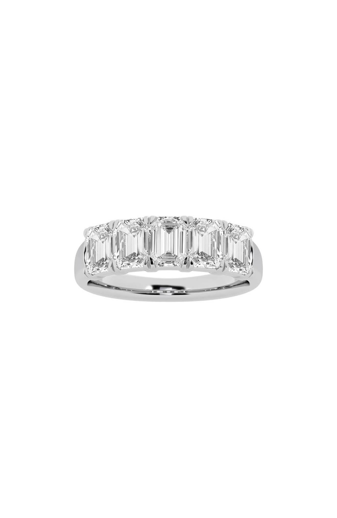Badgley Mischka Collection 14K White Gold Lab Grown Diamond Ring (Women ...