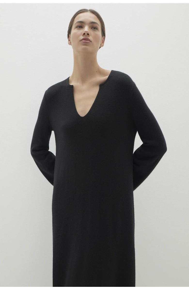 NAKED CASHMERE Katerina Cashmere Kaftan, Alternate, color, Black