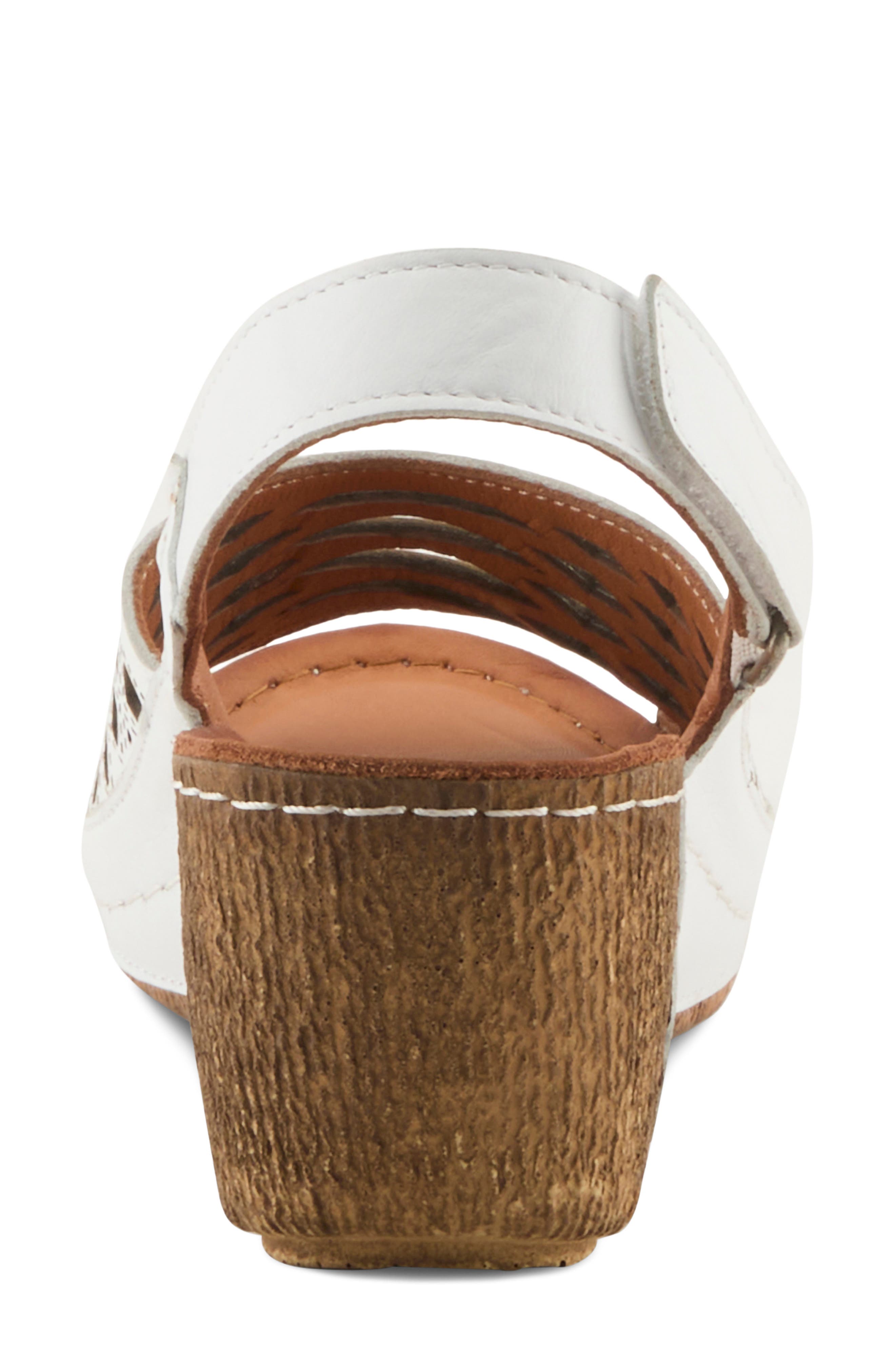 Denair Sandal, Alternate, color, WHITE
