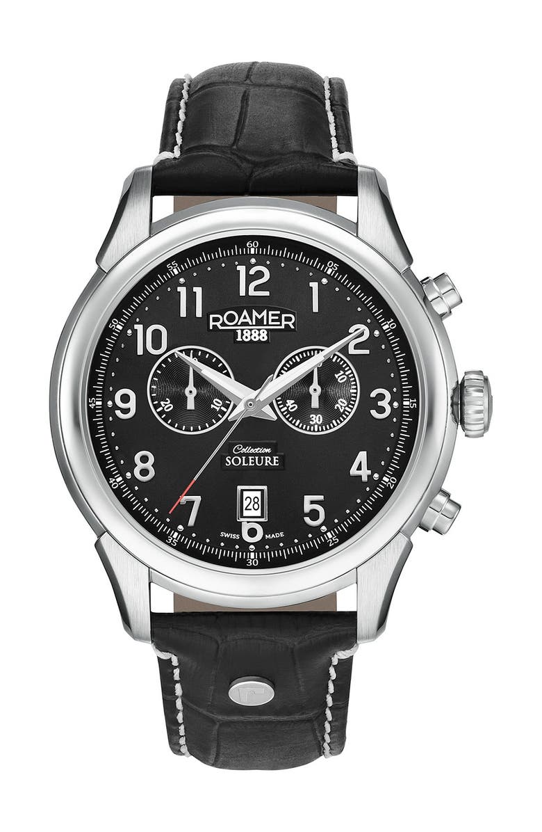 ROAMER Men's Soleure Chronograph Date Watch, Main, color, 