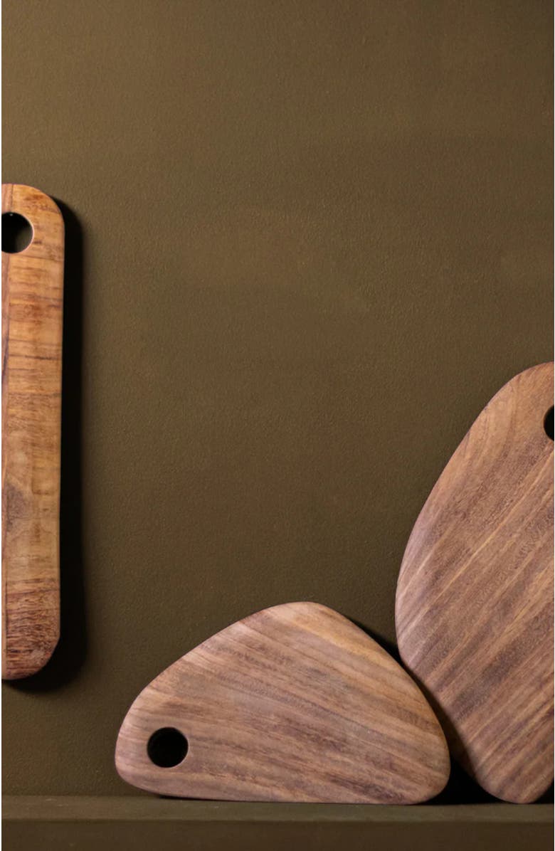Meso Goods Hand-Carved Wooden Board, Alternate, color, Brown