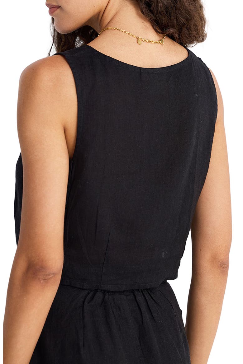 Boxy Crop Top, Alternate, color, Black