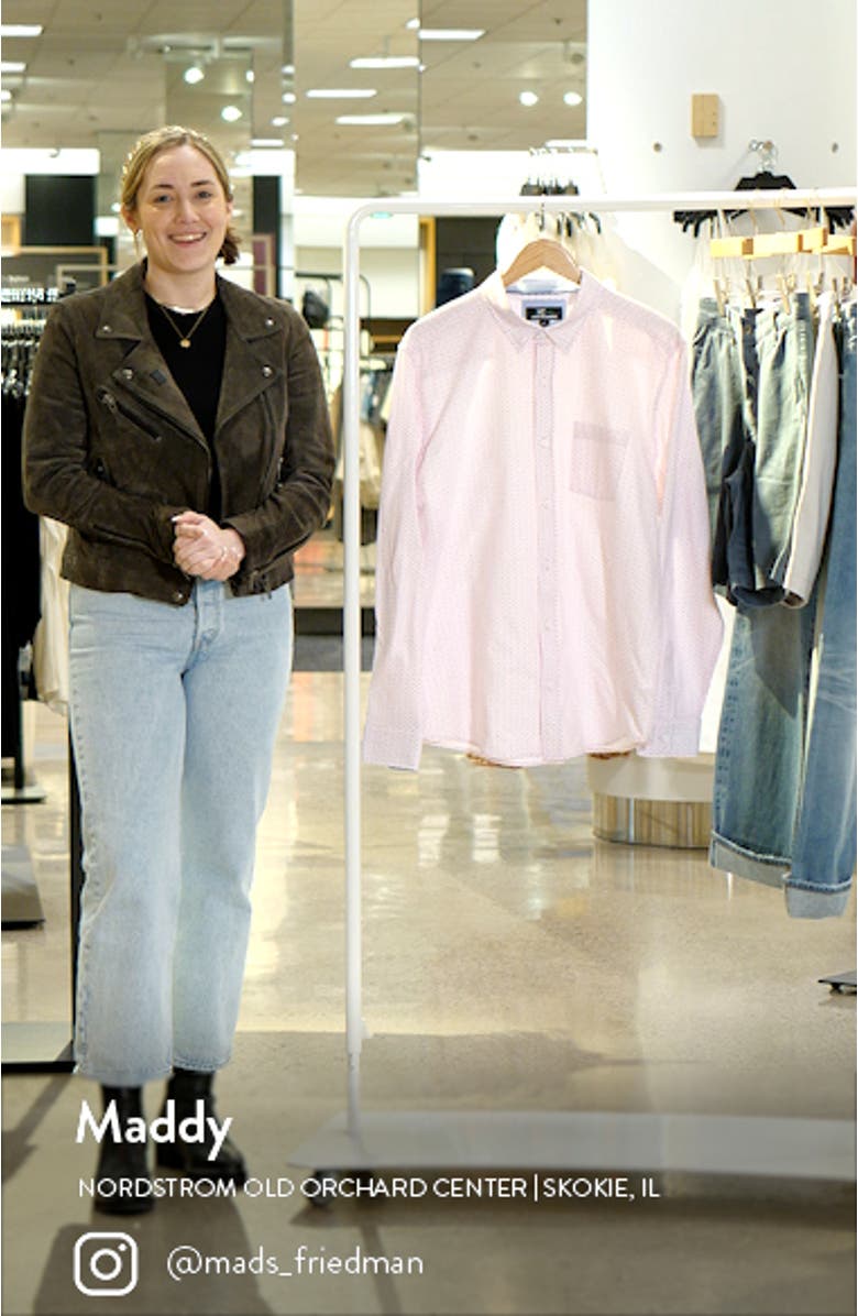 XCFlex Dot Print Button-Up Shirt, sales video thumbnail