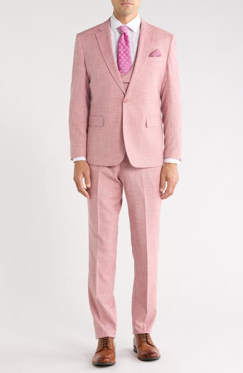 Notch Lapel 3-Piece Suit