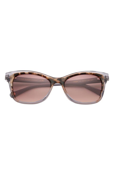 55mm Gradient Cat Eye Sunglasses