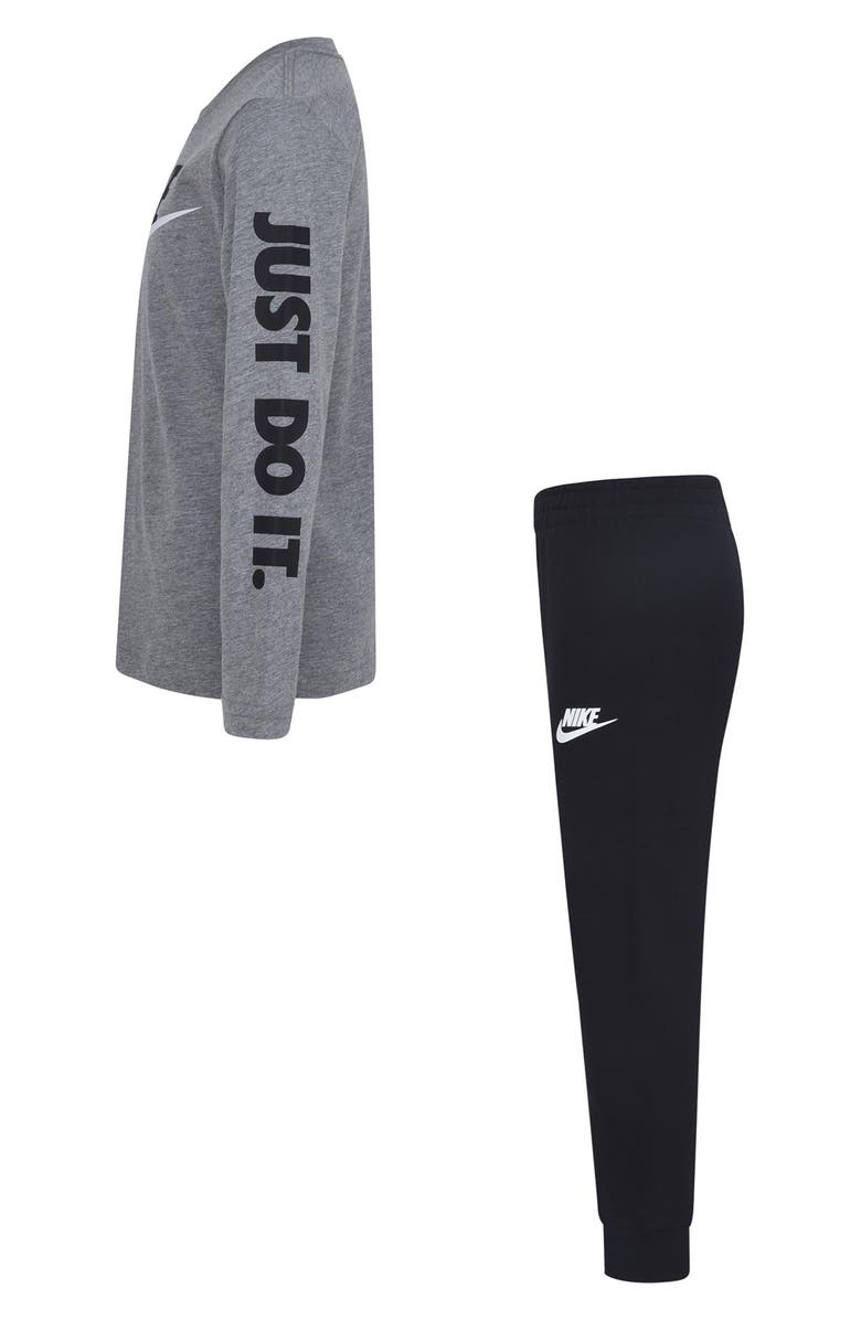 Nike Kids' Sportswear Futura T-Shirt & Joggers Set, Alternate, color, Black