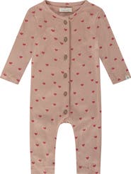 BABYFACE Heart Print Romper