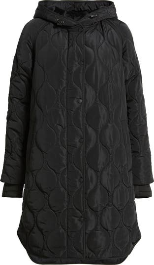 【BAON】[unisex] Bcorn wool over quilted hood long coat BAON】[unisex] Bcorn wool over quilted hood long coat