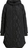 BCBGMAXAZRIA Onion Quilted Hooded Coat
