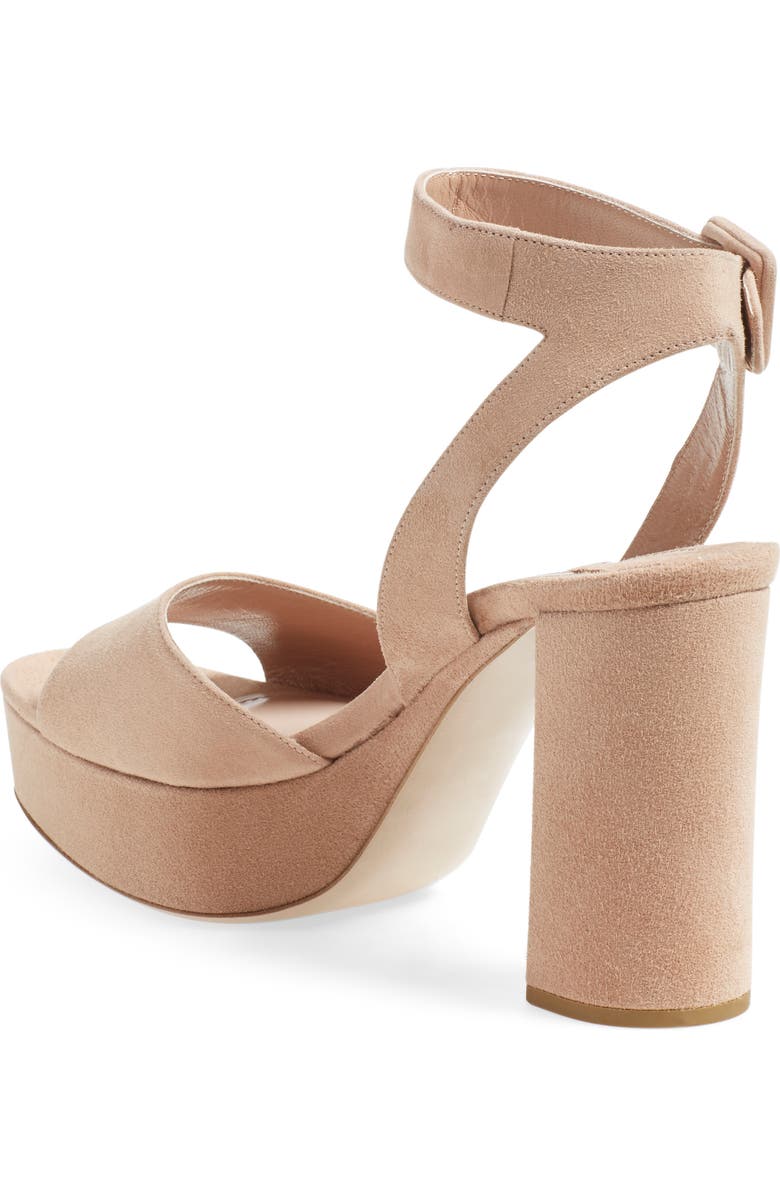 Miu Miu 'Sandali' Ankle Strap Sandal, Alternate, color,