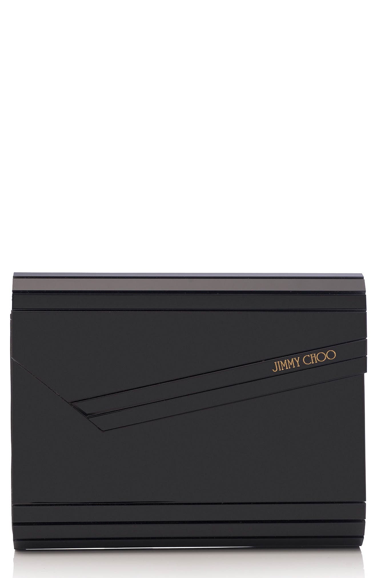 'Candy' Clutch, Main, color, BLACK