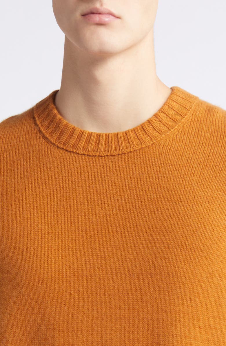 FRAME Cashmere Crewneck Sweater, Alternate, color, Rust