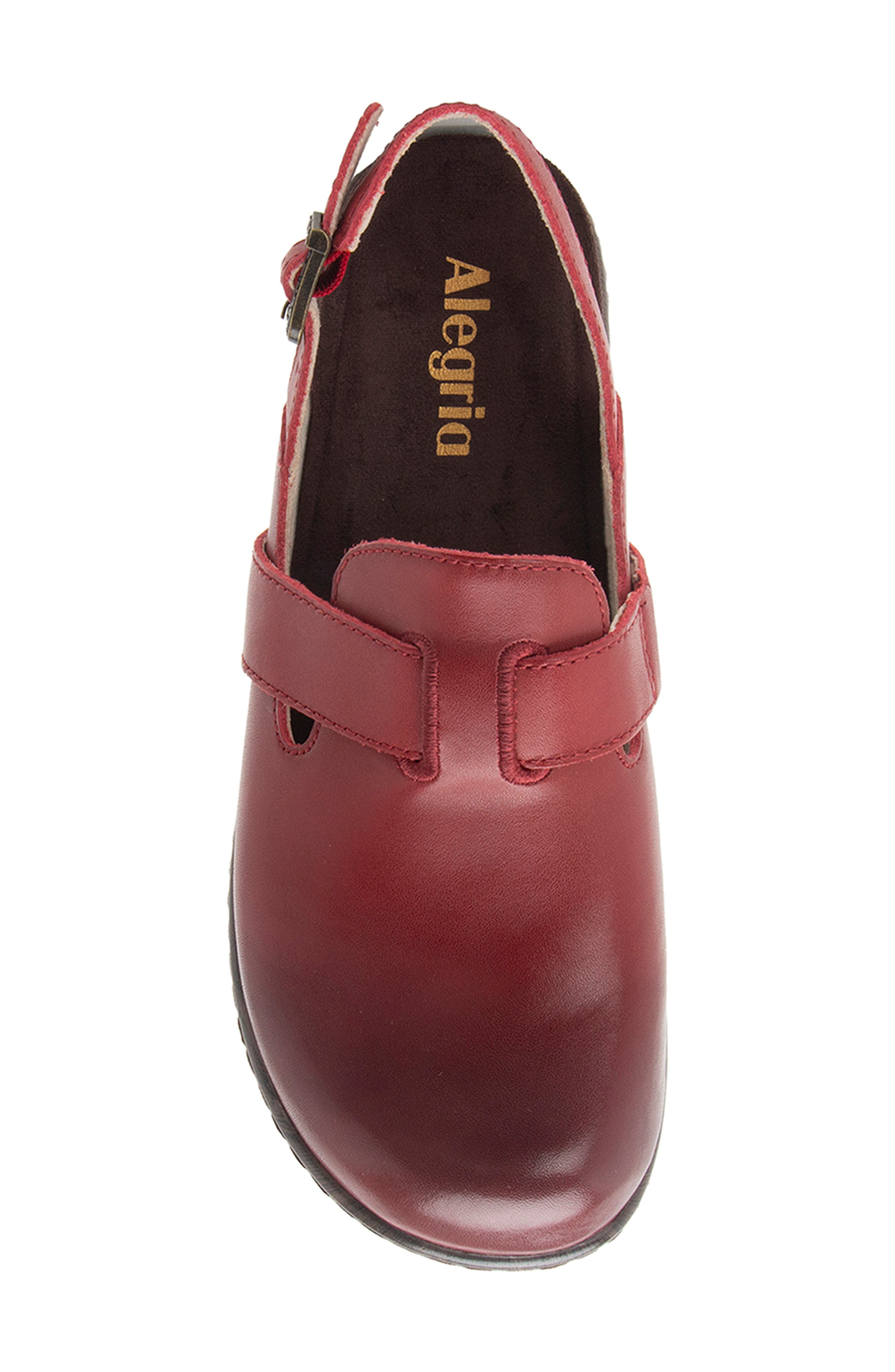 Olanna Slingback Clog, Alternate, color, 6691 CRIMSON