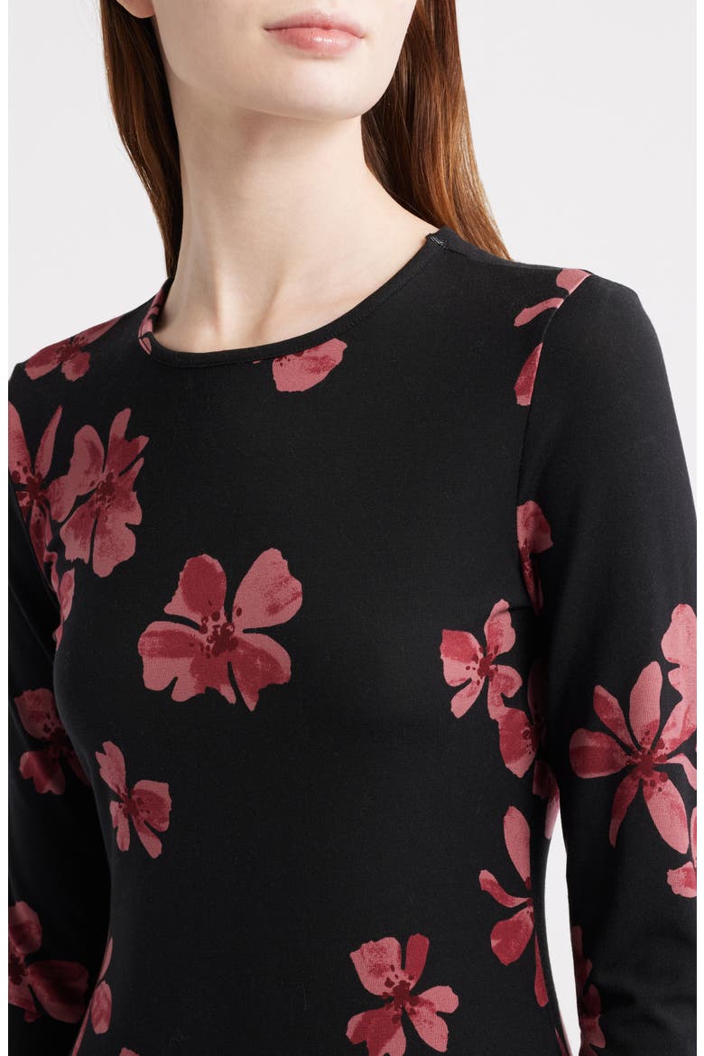Tommie Long Sleeve Jersey Dress, Alternate, color, SYDNEY