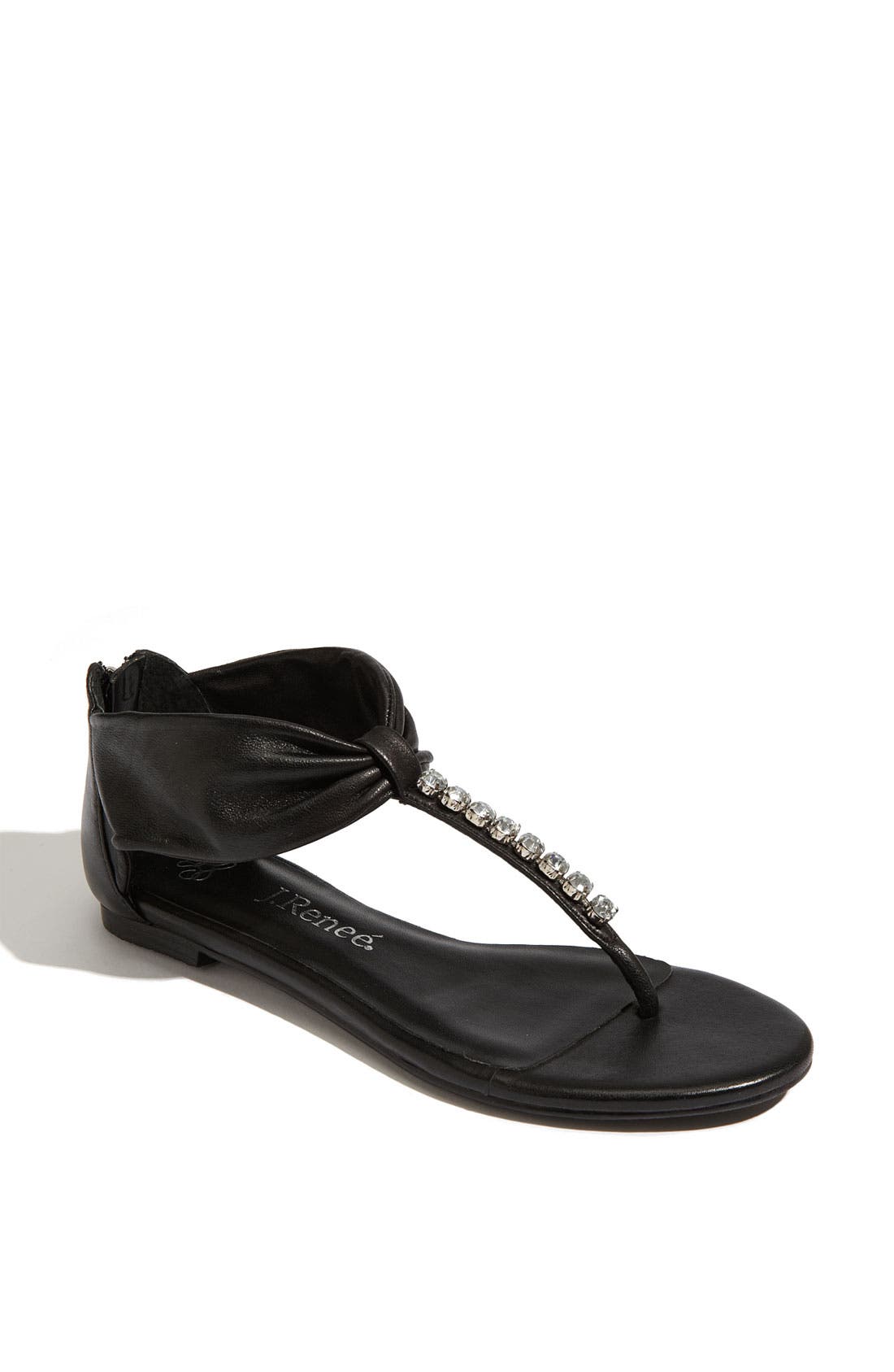 'Spruce' Sandal, Main, color, BLACK