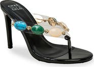 CHASE AND CHLOE Beaded Strap Sandal