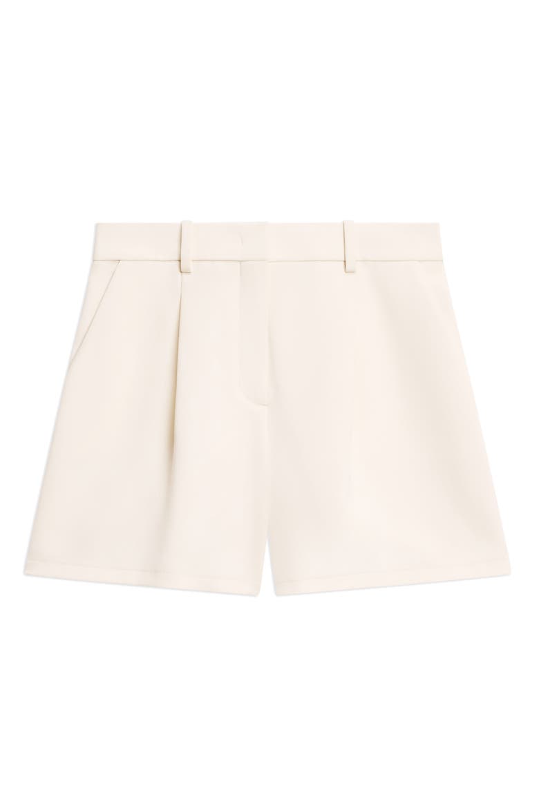 Admiral Pleated Shorts, Alternate, color, RICE - Y0C
