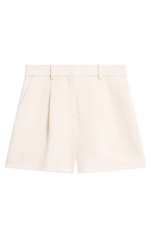 Theory Admiral Pleated Shorts In Neutral