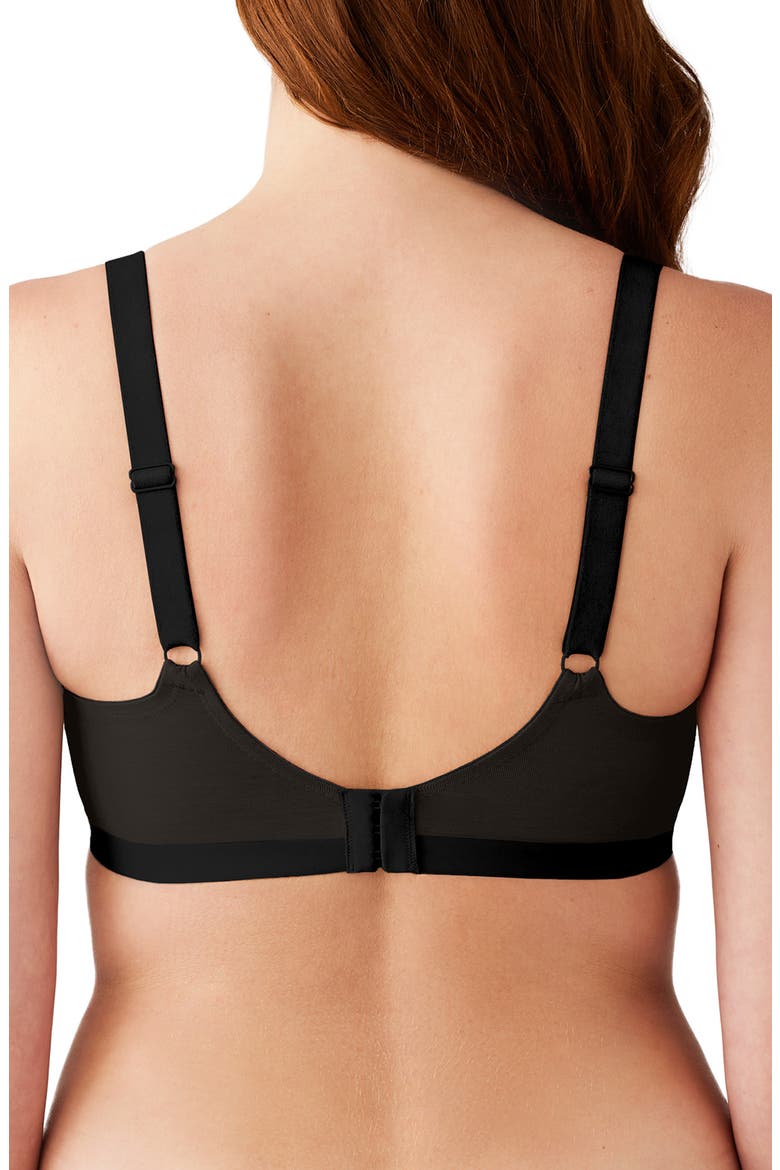Shape Revelation® Shallow Top T-Shirt Bra, Alternate, color, BLACK