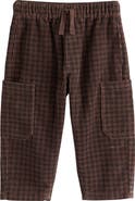 NEXT Kids' Check Corduroy Barrel Pants