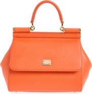 Dolce&Gabbana Medium Sicily Leather Top Handle Bag