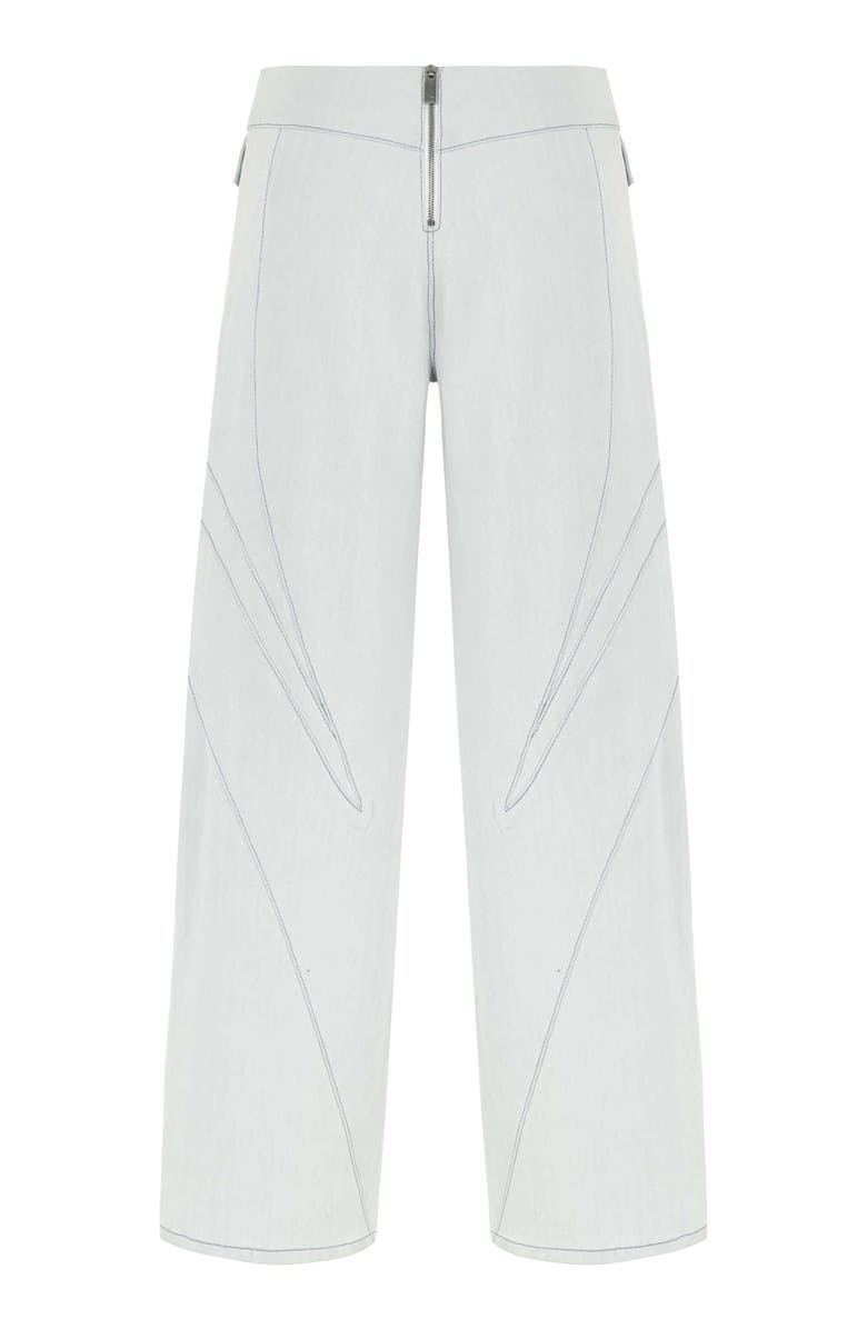 Jendue US Myla Light Denim Jean - Unique Cut-Outs & Wide Leg, Alternate, color, Iced Blue