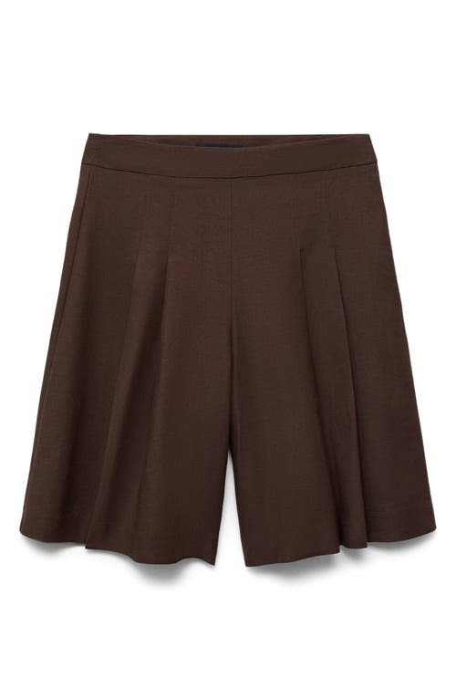 Mango Bermuda Shorts In Brown