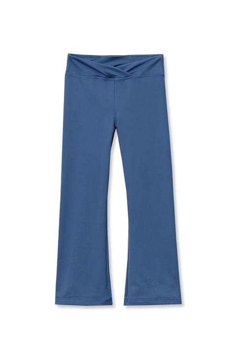 Girls High Waisted Active Flare Leggings