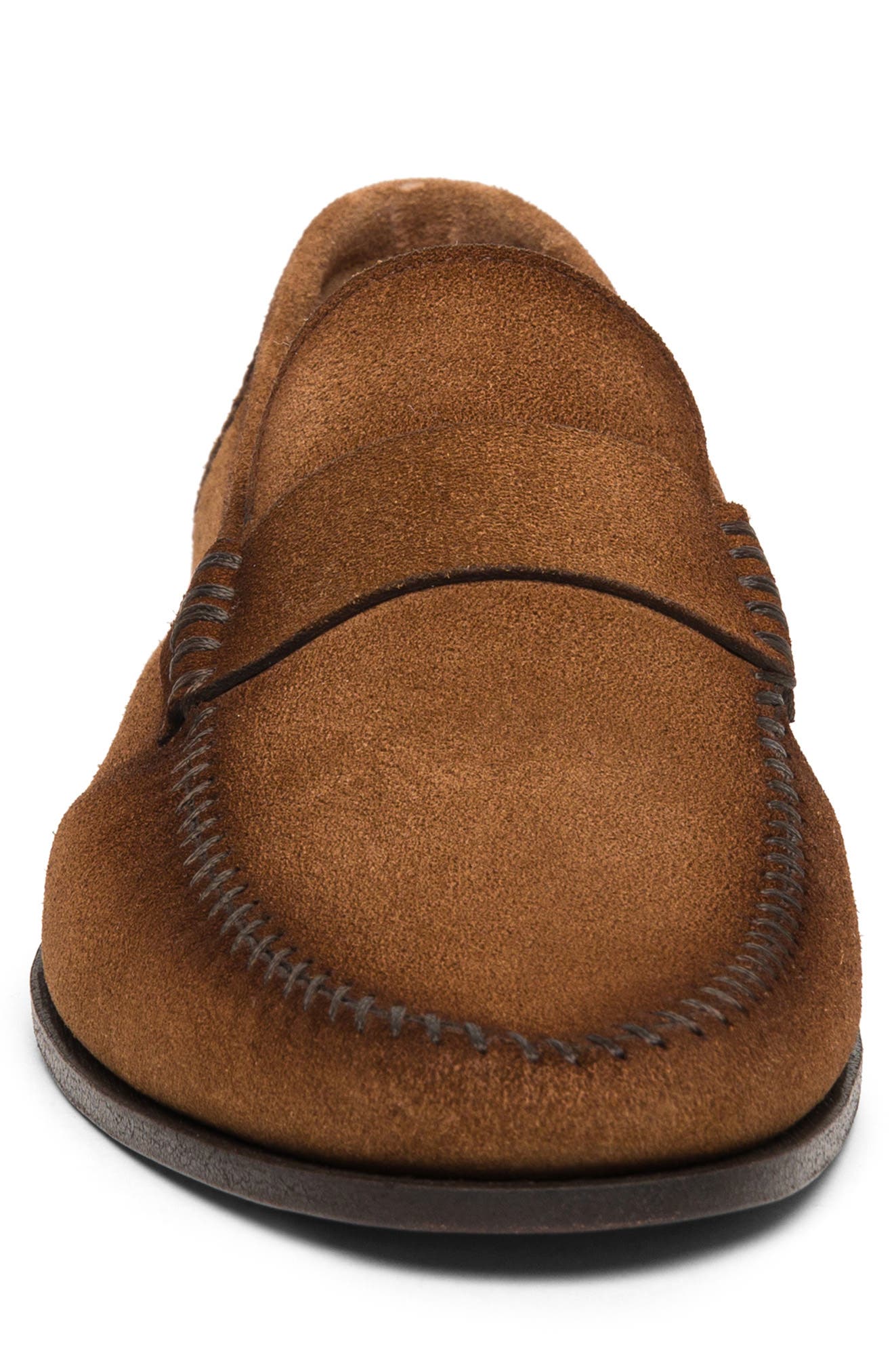 Santoni Paine Loafer, Alternate, color, Brown